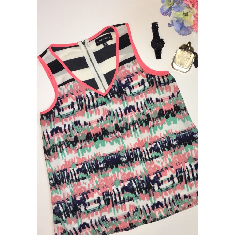 My Michelle Painted Dress Tank